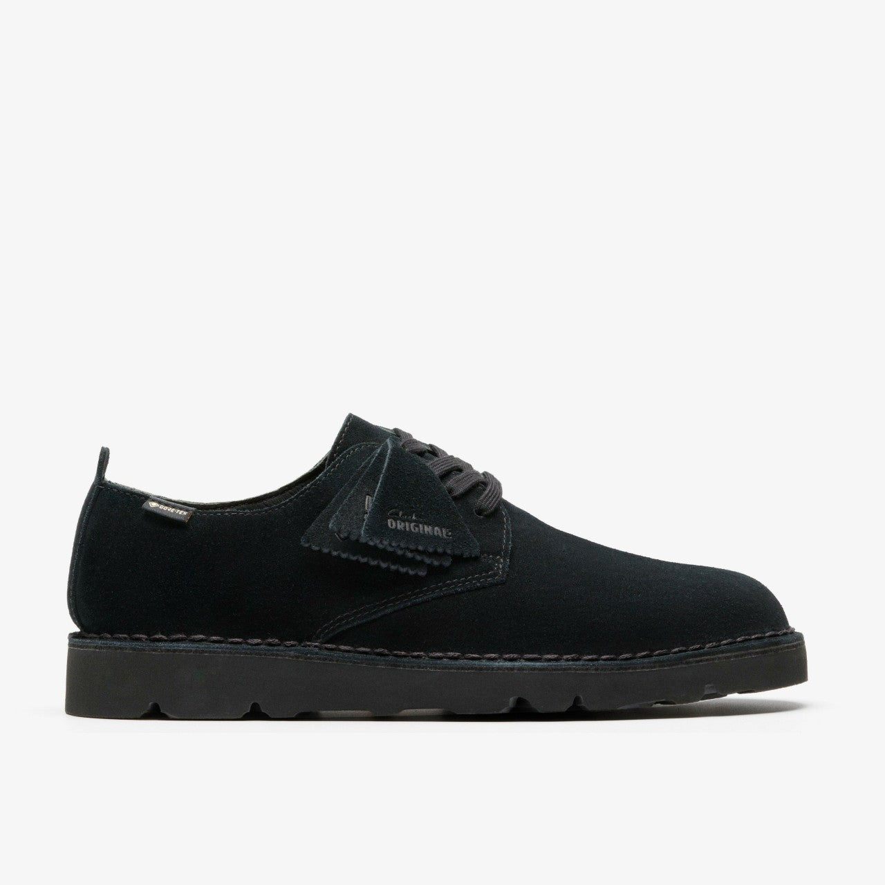 Desert London GORE-TEX Black Suede | Clarks online - Men