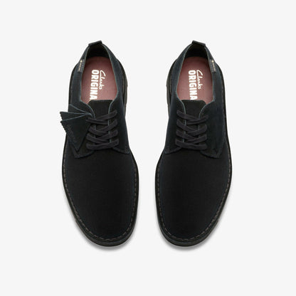 Desert London GORE-TEX Black Suede | Clarks online - Men