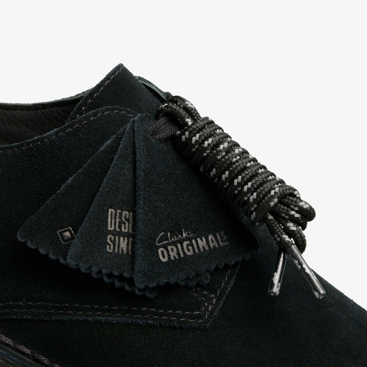Desert London GORE-TEX Black Suede | Clarks online - Men