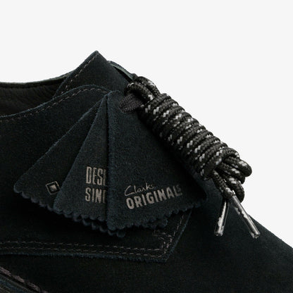 Desert London GORE-TEX Black Suede | Clarks online - Men