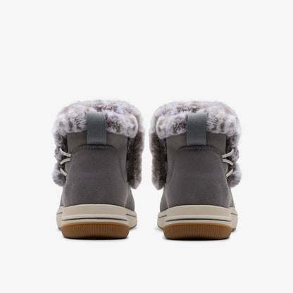 Brinkley Fur Dark Grey | Clarks outlet - Women
