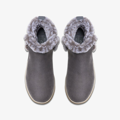Brinkley Fur Dark Grey | Clarks outlet - Women