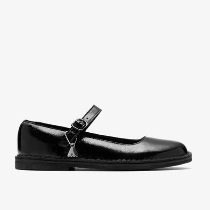 Desert Jane Black Patent | Clarks outlet - Women