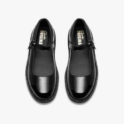 Desert Jane Black Patent | Clarks outlet - Women