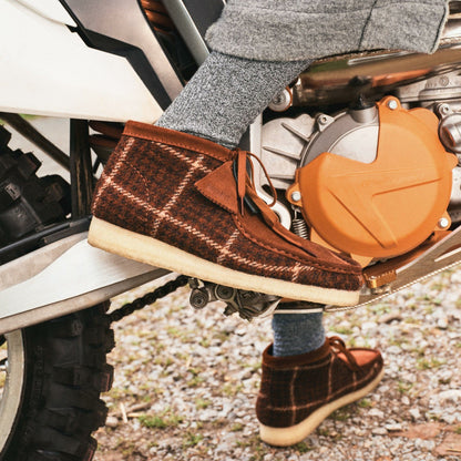 Wallabee Boot Rust Tweed Combination | Clarks online - Men