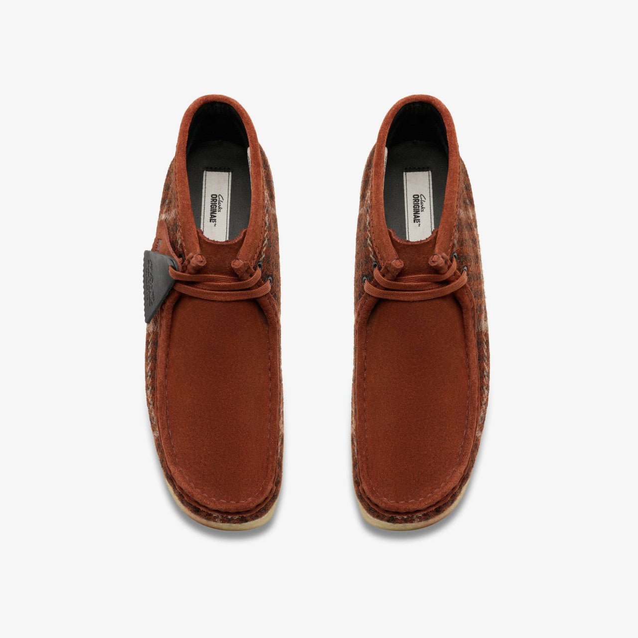 Wallabee Boot Rust Tweed Combination | Clarks online - Men