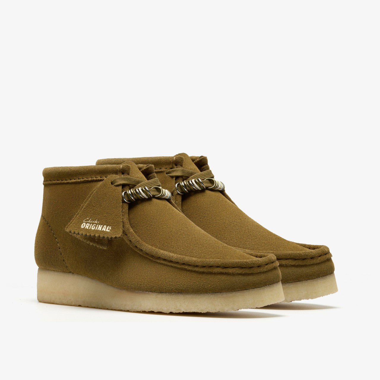 Wallabee Boot Green Suede | Clarks for sale - Women