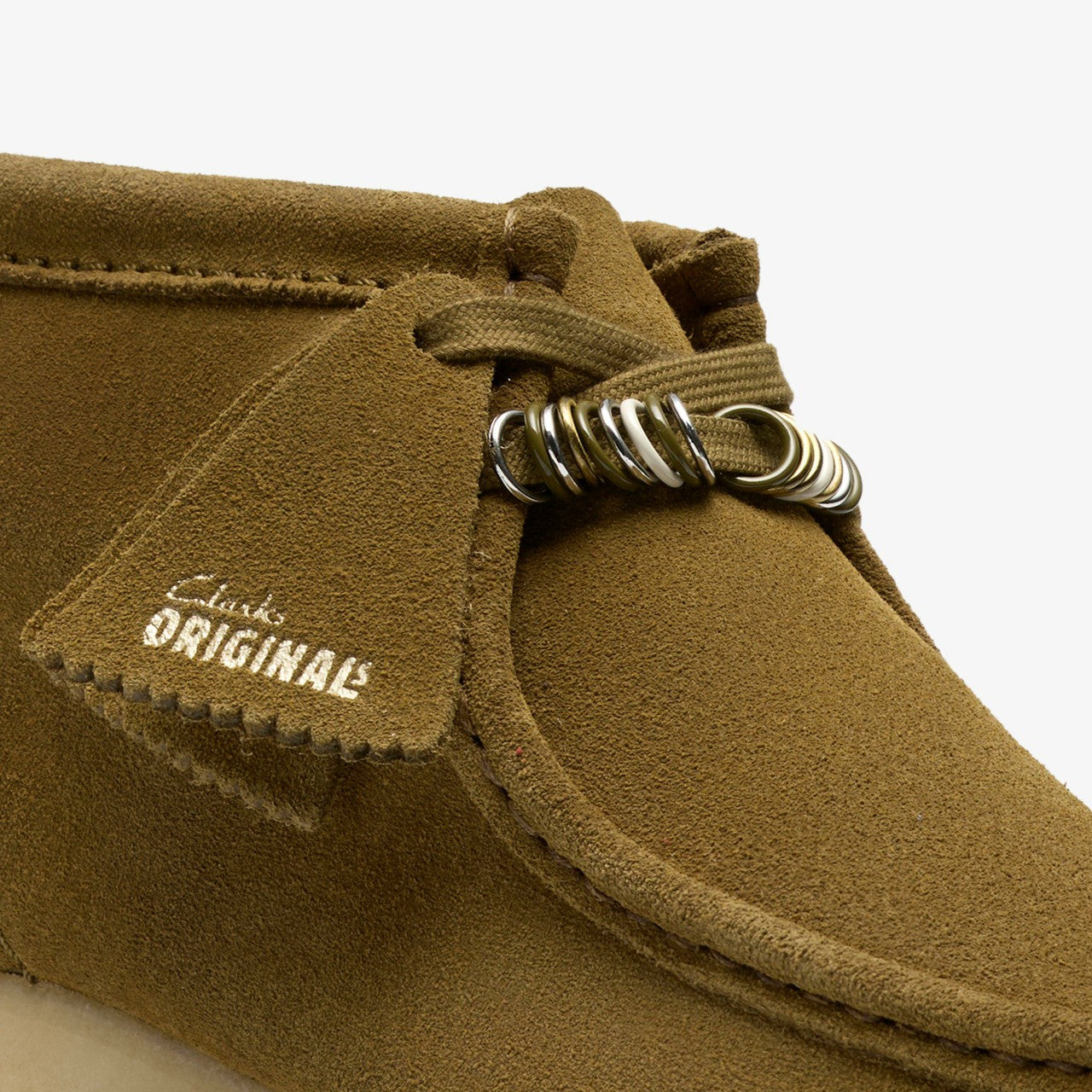 Wallabee Boot Green Suede | Clarks for sale - Women