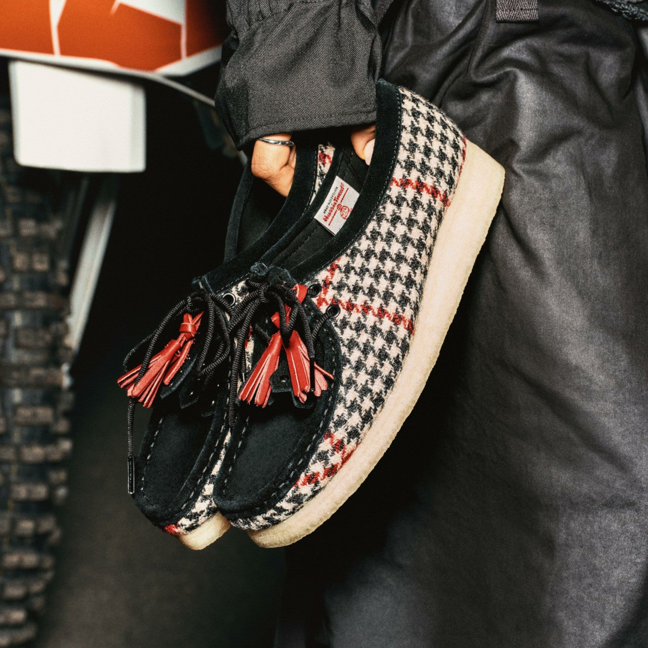 Wallabee Black Tweed Combination | Clarks Sale - Women
