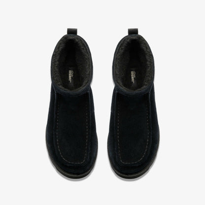 Meare Rooey Black Suede Warmlined | Clarks Sale - Women