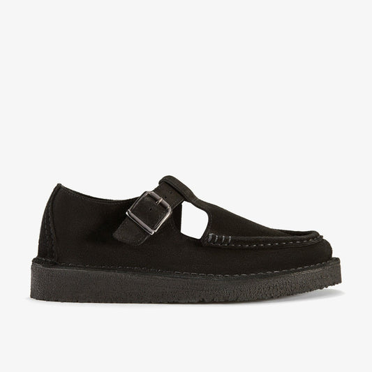 Nomad T Bar Black Suede | Clarks Sale - Men