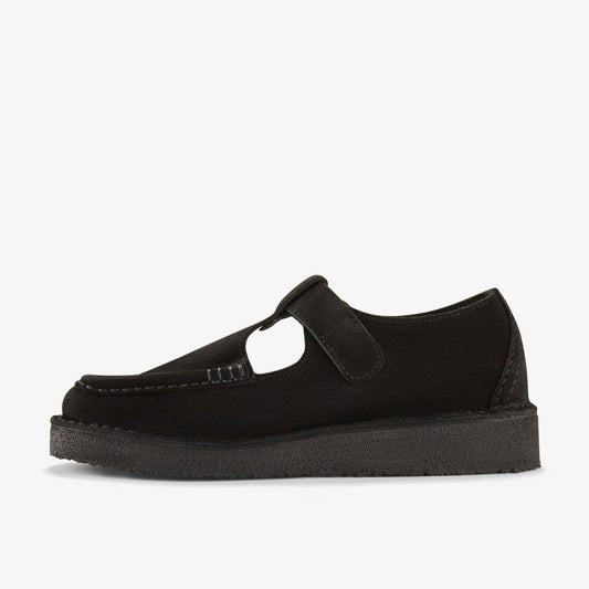Nomad T Bar Black Suede | Clarks Sale - Men