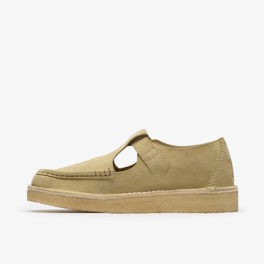 Nomad T Bar Maple Suede | Clarks outlet - Men
