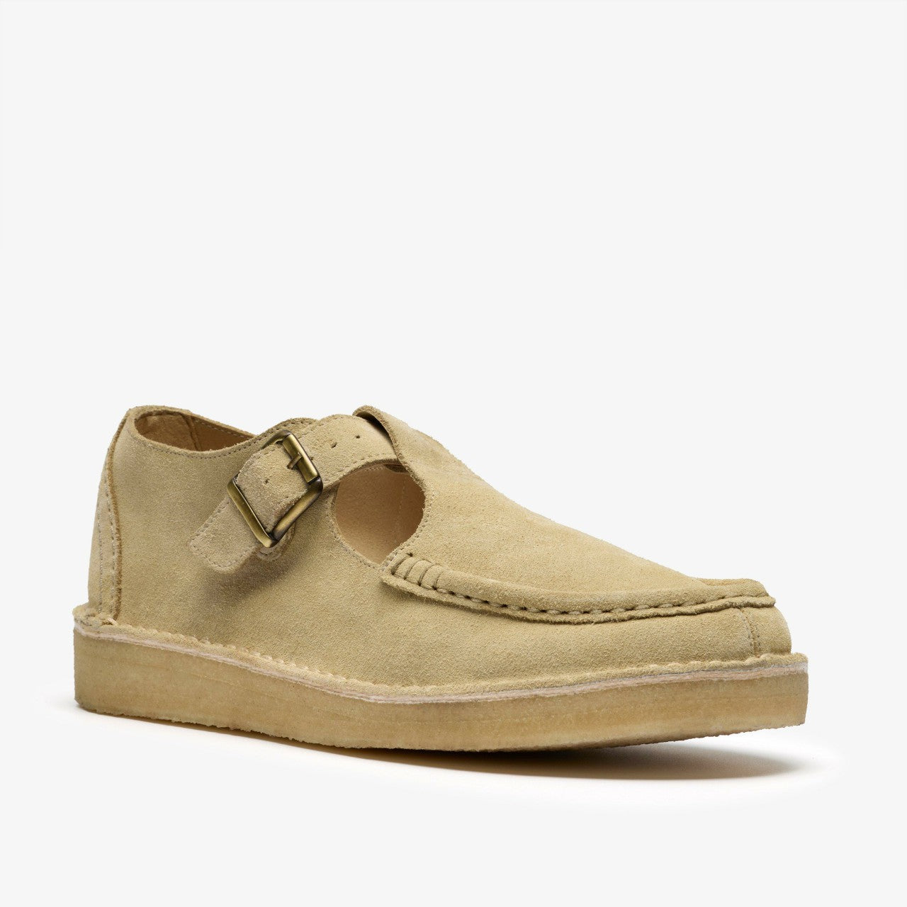 Nomad T Bar Maple Suede | Clarks outlet - Men