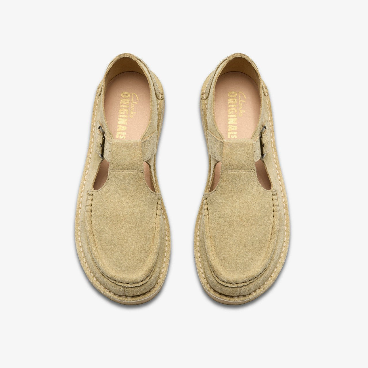 Nomad T Bar Maple Suede | Clarks outlet - Men