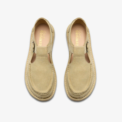 Nomad T Bar Maple Suede | Clarks outlet - Men