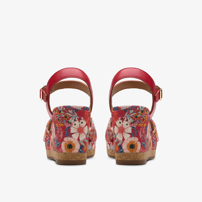 Chicly Floral Red Print - US 3068