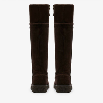 Nella Hi Dark Brown Suede | Clarks for sale - Women