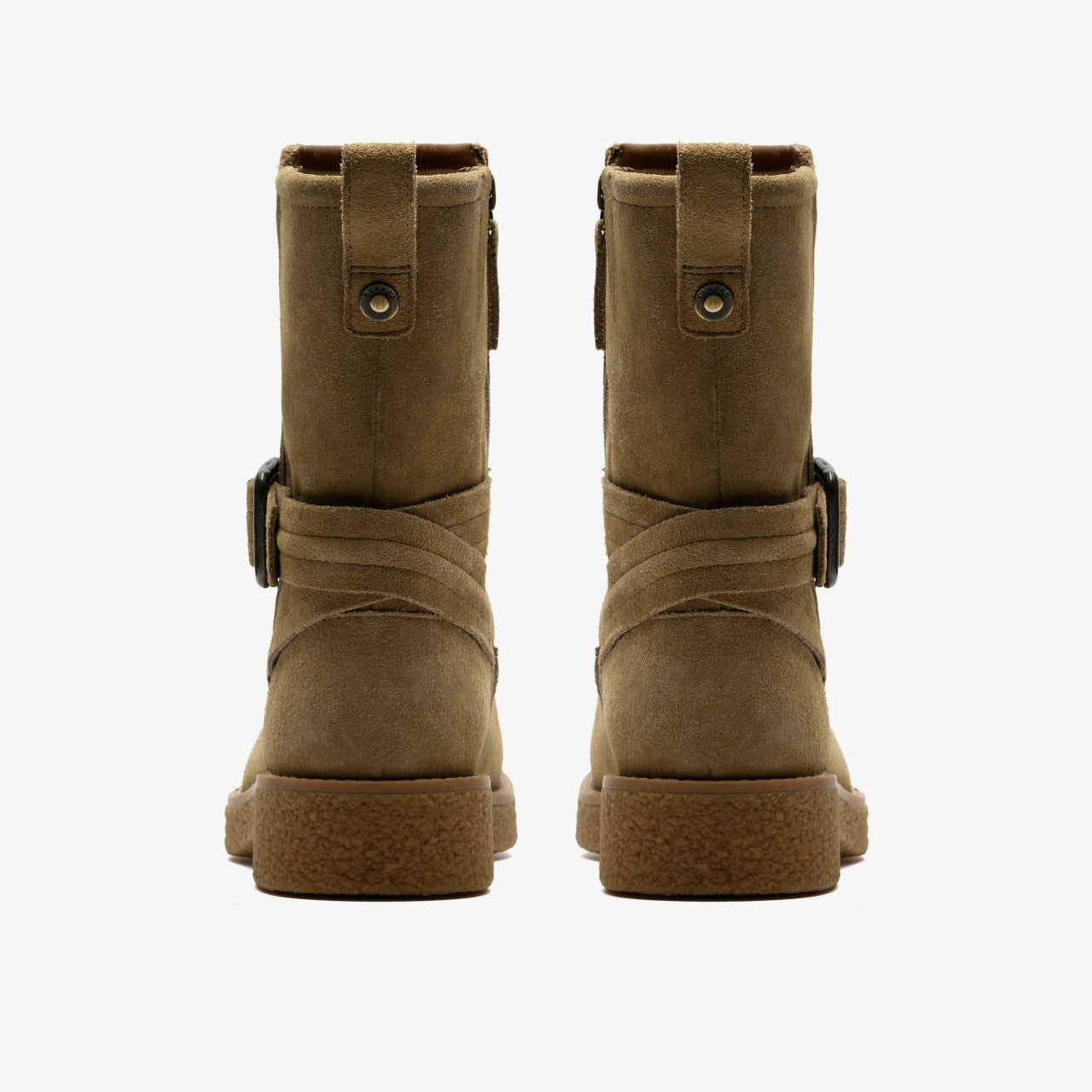 Nella Mid Dark Sand Suede | Clarks discount - Women