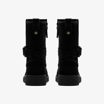 Nella Mid Black Suede | Clarks online - Women