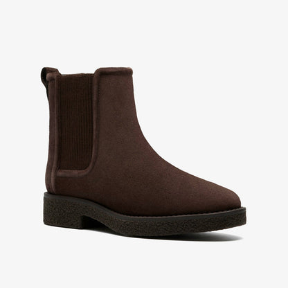 Nella Top Dark Brown Suede | Clarks for sale - Women