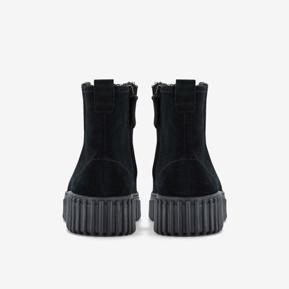 Torhill Cozy Black Warmlined Suede | Clarks online - Women