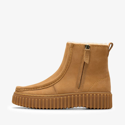 Torhill Cozy Light Tan Warmlined | Clarks discount - Women