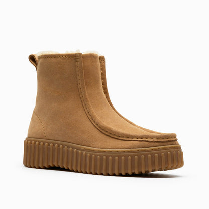 Torhill Cozy Light Tan Warmlined | Clarks discount - Women