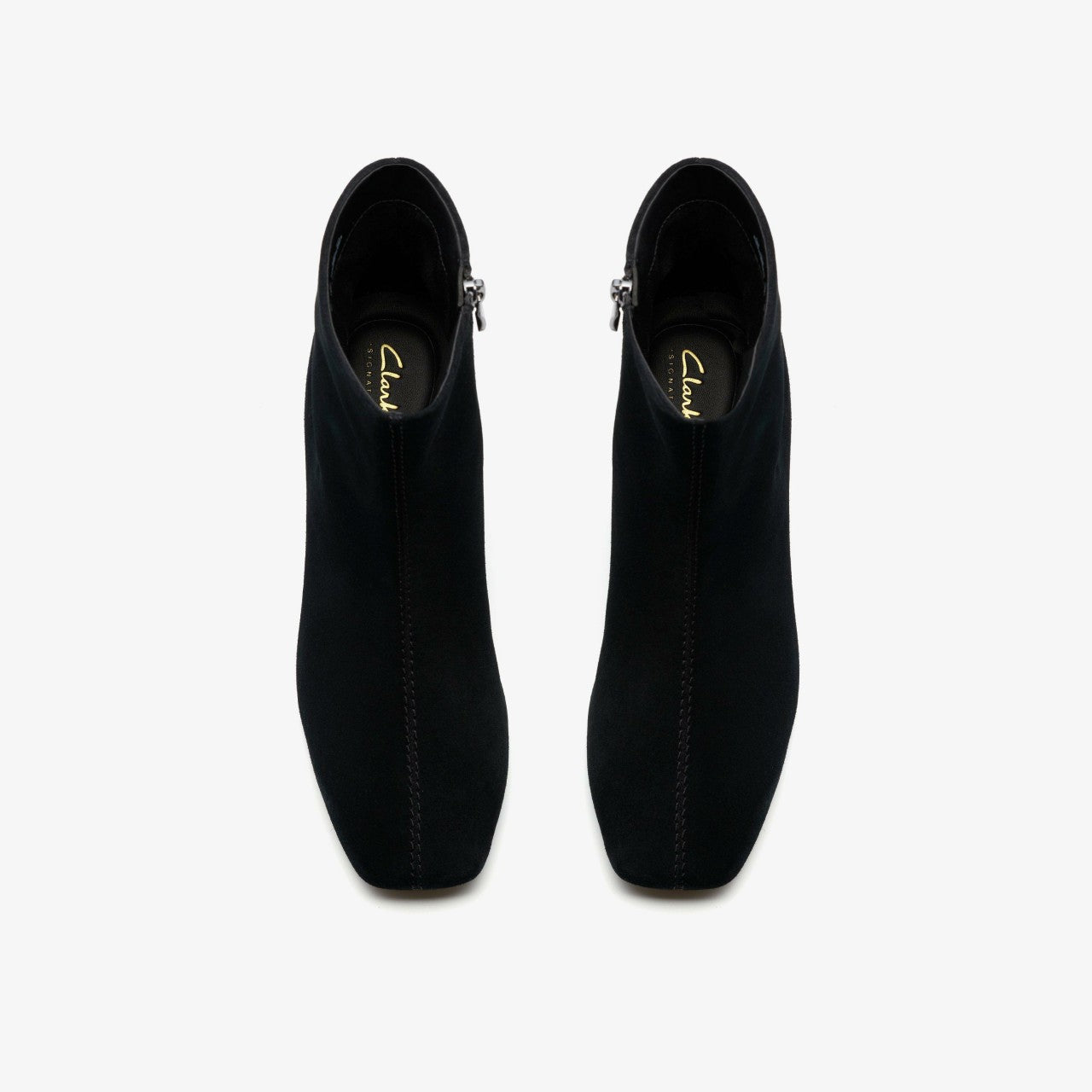 Fernie Zip Black Suede | Clarks outlet - Women