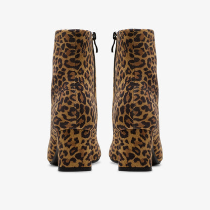Fernie Zip Leopard Suede | Clarks discount - Women