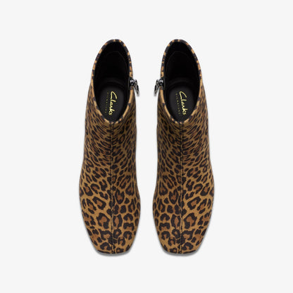 Fernie Zip Leopard Suede | Clarks discount - Women