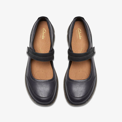 Orlene Jane Black Leather | Clarks on Sale - Women