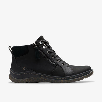Orlene Top Waterproof Black Nubuck | Clarks outlet - Women