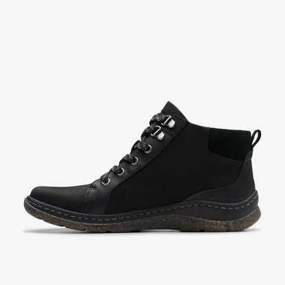 Orlene Top Waterproof Black Nubuck | Clarks outlet - Women
