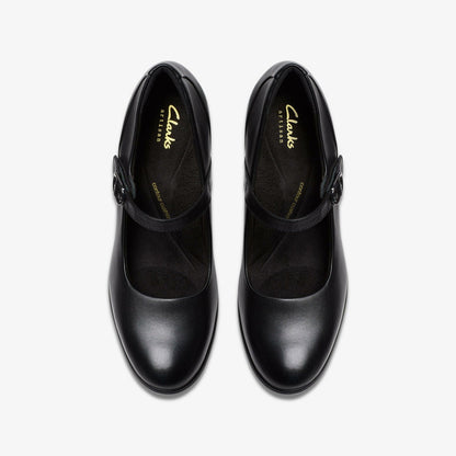 Shaya Jane Black Leather | Clarks Sale - Women