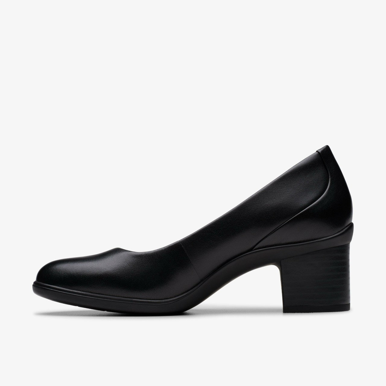 Shaya Poppy Black Leather | Clarks online - Women