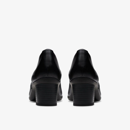 Shaya Tess Black Leather | Clarks for sale - Women