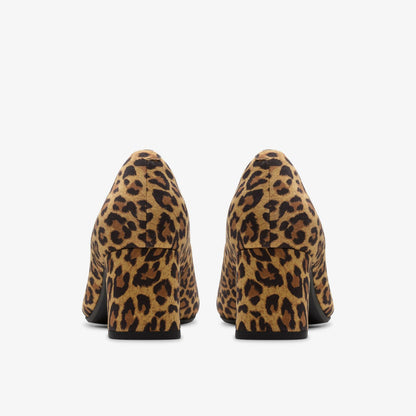 Fernie Court Leopard Suede | Clarks Sale - Women