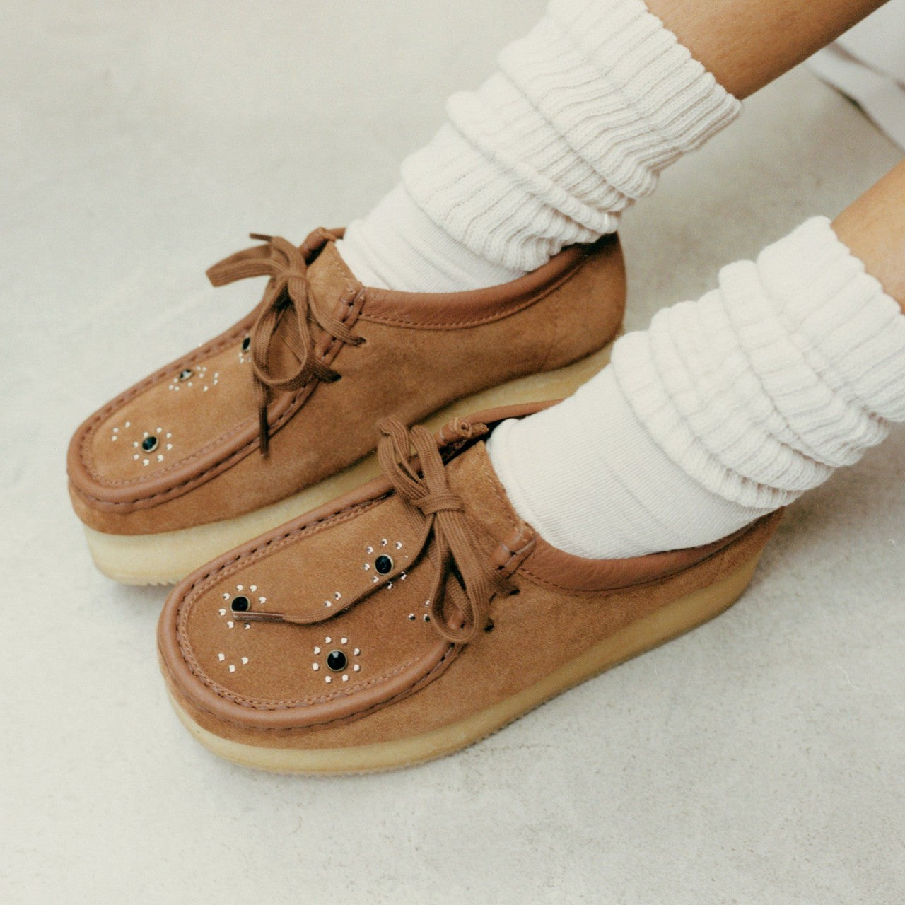 Wallacraft Bee Brown / Orange Suede | Clarks outlet - Women