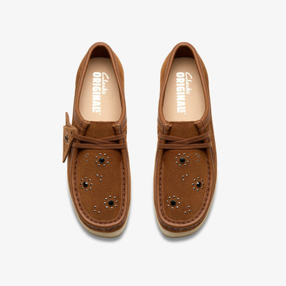 Wallacraft Bee Brown / Orange Suede | Clarks outlet - Women