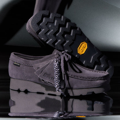 Wallabee GORE-TEX Purple Grey Suede | Clarks online - Women