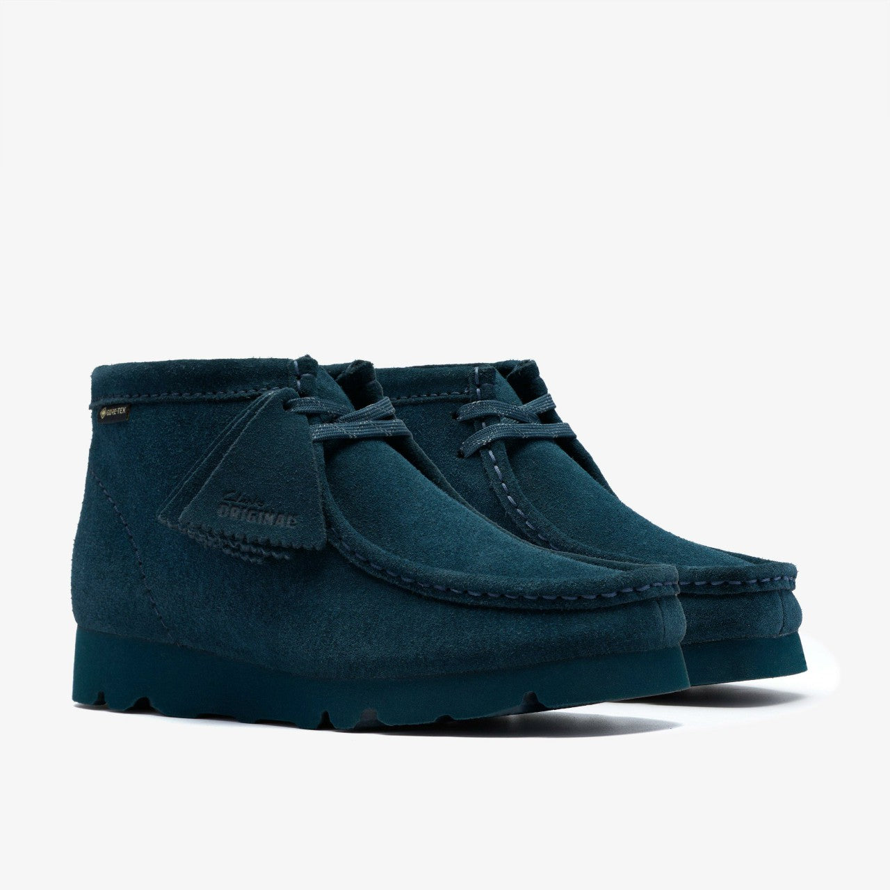 Wallabee Boot GORE-TEX Dark Teal Suede | Clarks outlet - Women