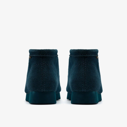Wallabee Boot GORE-TEX Dark Teal Suede | Clarks outlet - Women