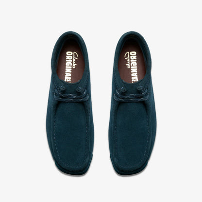 Wallabee Boot GORE-TEX Dark Teal Suede | Clarks outlet - Women