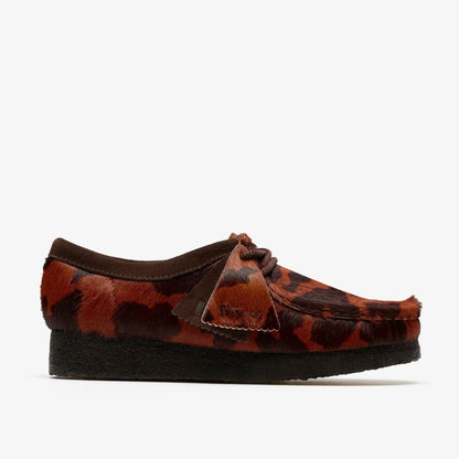 Wallabee Brown Cow Print | Clarks discount - Women
