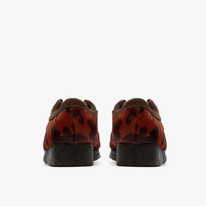 Wallabee Brown Cow Print | Clarks discount - Women