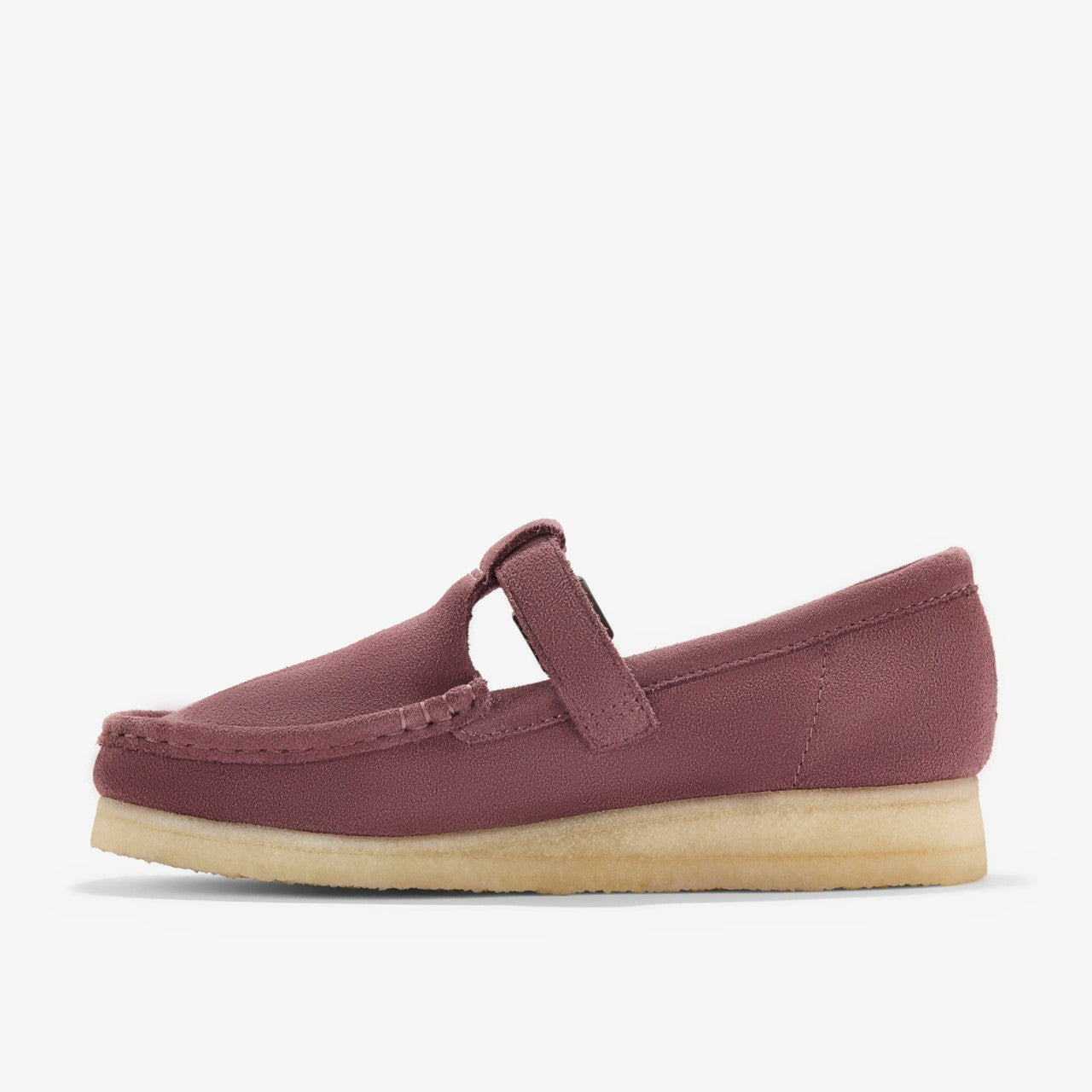 Wallabee T Bar Rose Brown Suede | Clarks online - Women