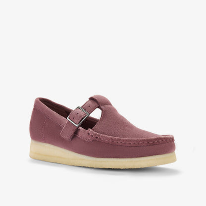 Wallabee T Bar Rose Brown Suede | Clarks online - Women