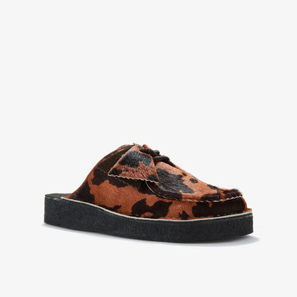 Desert Nomad Mule Brown Cow Print | Clarks on Sale - Women