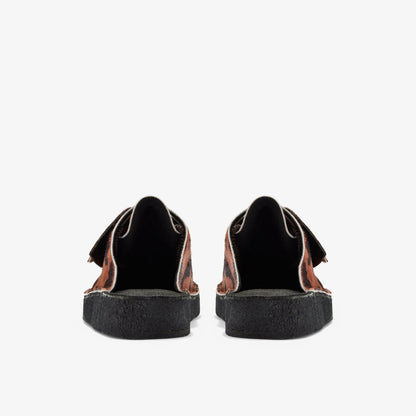 Desert Nomad Mule Brown Cow Print | Clarks on Sale - Women